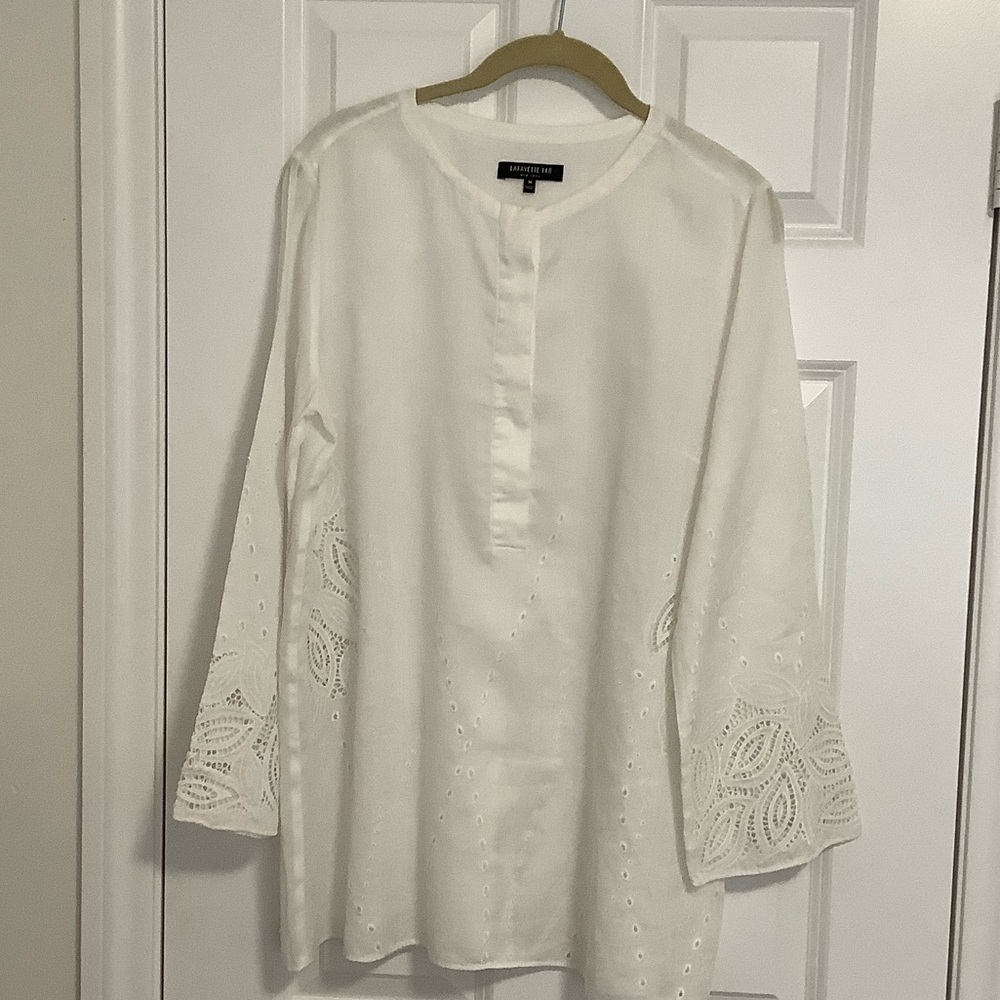 Lafayette 148 New York White Tunic
